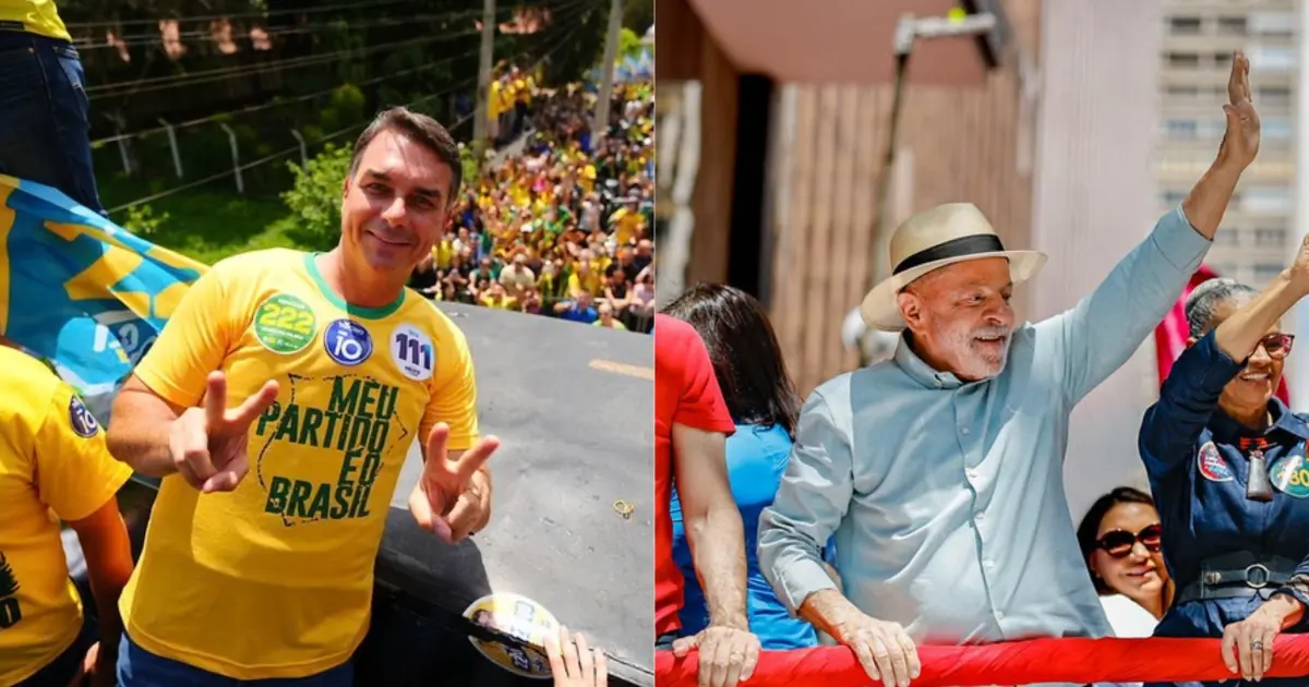 Com 60% das urnas apuradas no Brasil, Flávio Bolsonaro lidera com 49,58% dos votos