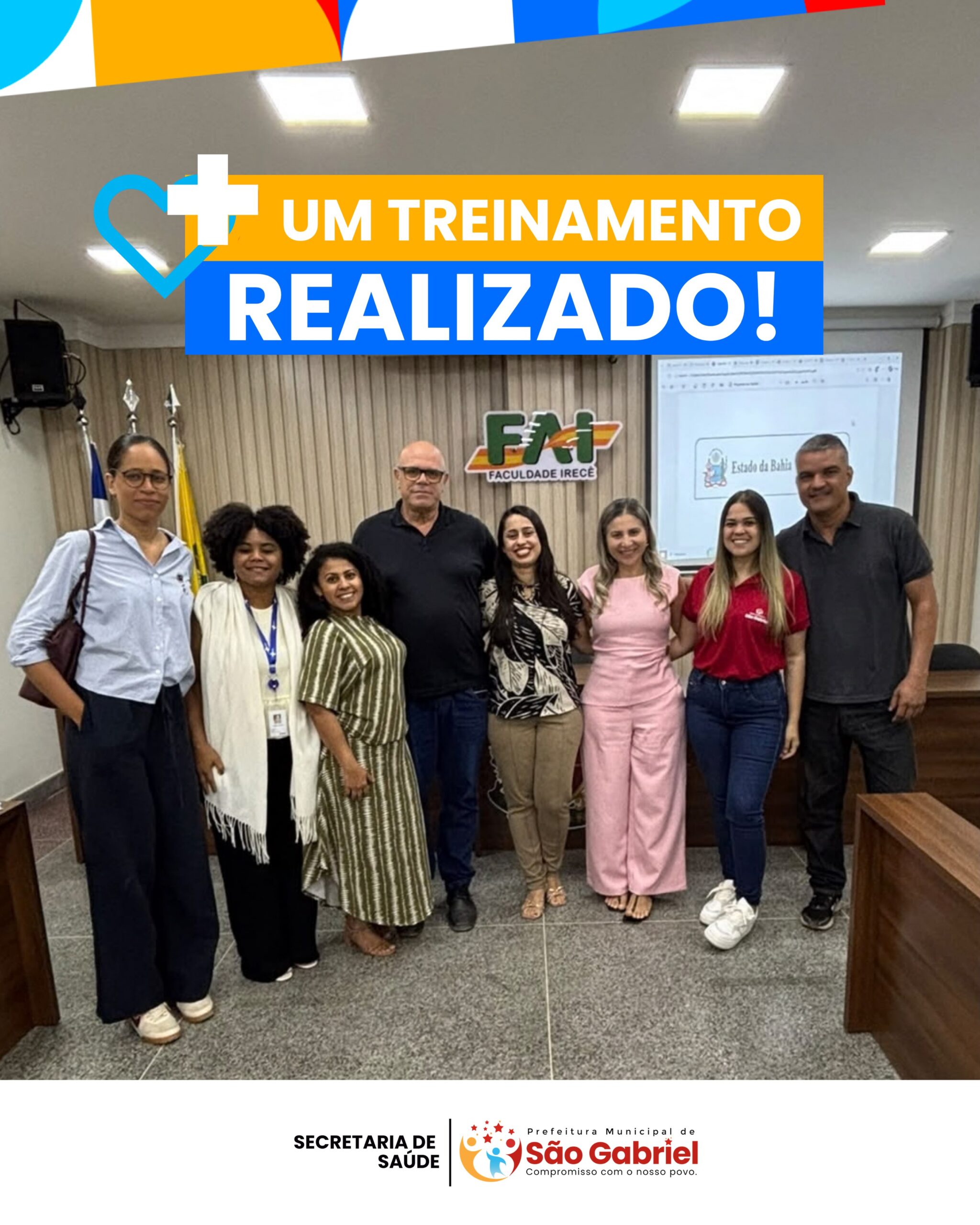 SÃO GABRIEL: Mais um treinamento realizado com o Colegiado de Coordenadores da Atenção Básica (COCAB)!