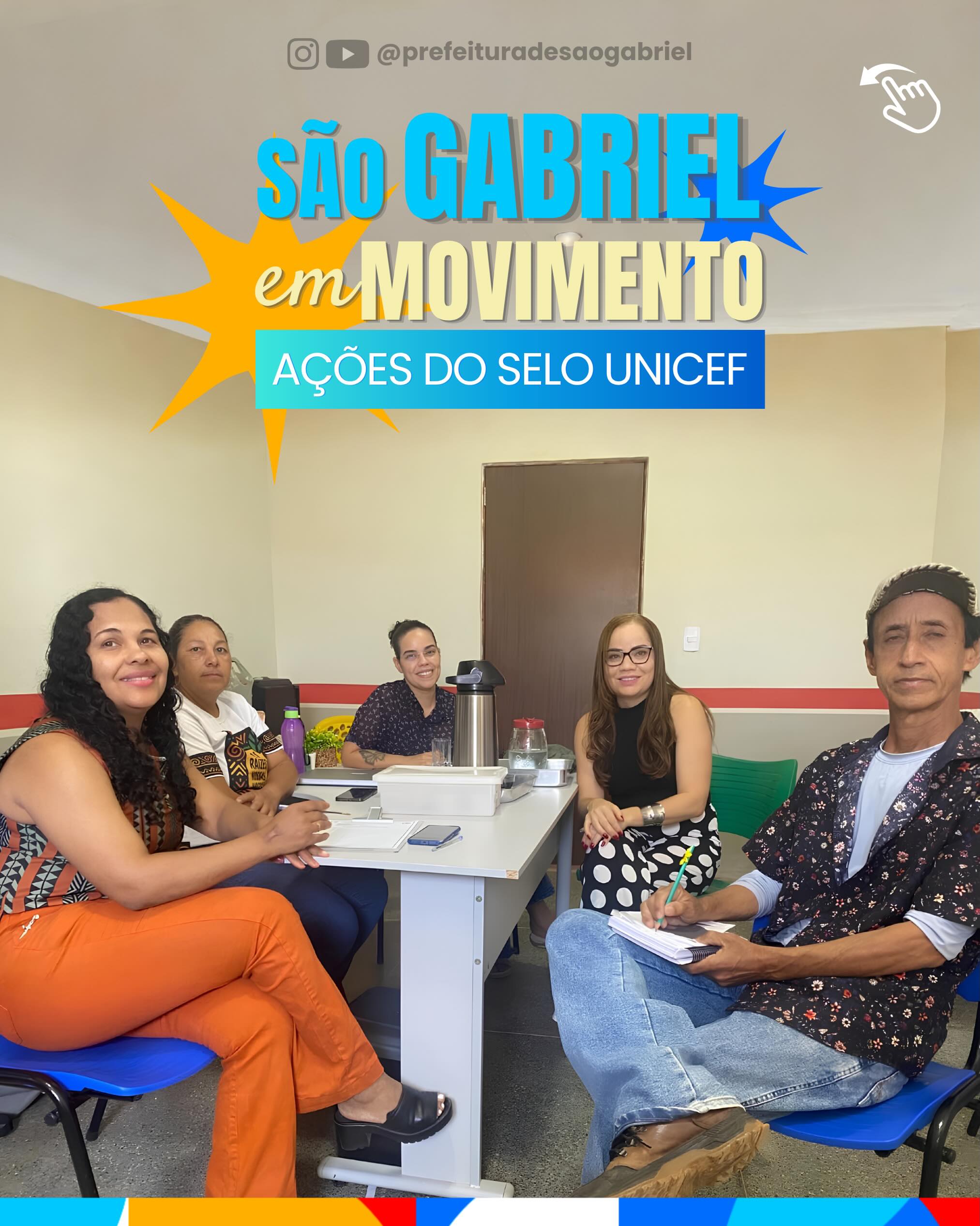 SÃO GABRIEL: O futuro começa quando a gente cuida de quem vai construí-lo.💙