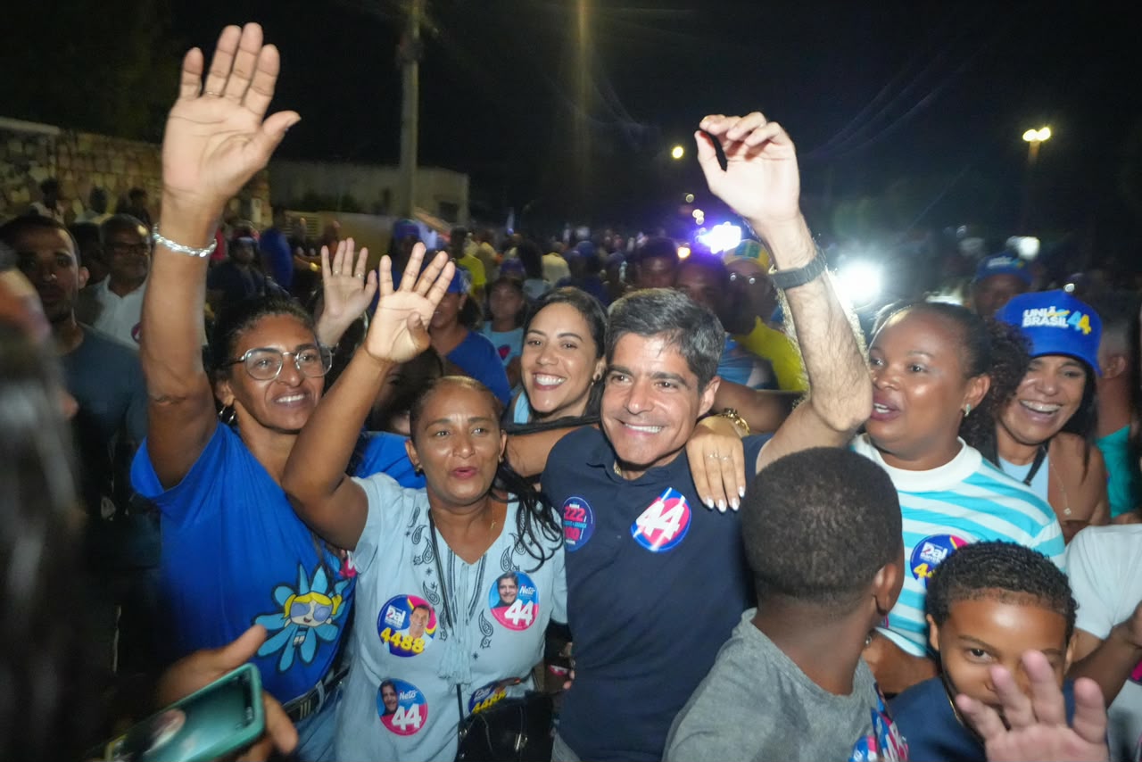 Em Santo Estevão, ACM diz que adversários tentam se manter no poder com ‘agressões e mentiras’: “Acham que são donos do governo”
