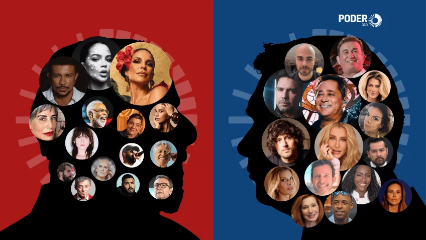 Conheça os artistas e celebridades que apoiam Lula e Flávio